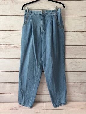Vintage Nancy Bolen for City Girl light wash denim mom jeans Size 14